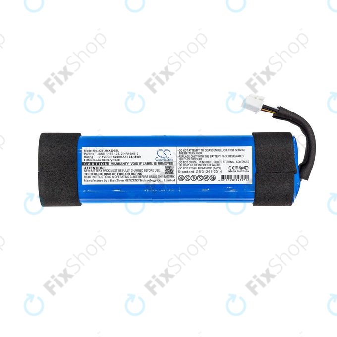 Akkumulátor JBL Xtreme 2, 5200mAh, Li-ion, 7.4V, SUN-INTE-103, HQ