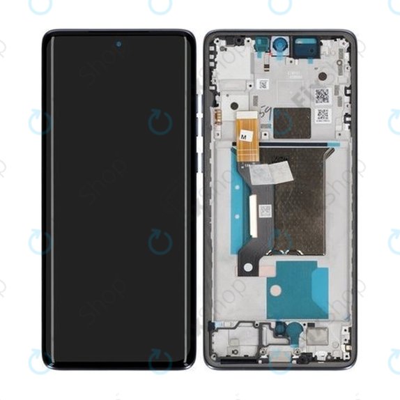 Motorola Edge 60 Fusion - LCD Kijelző + Érintőüveg + Keret (Slipstream) - 5D68C29878 Genuine Service Pack