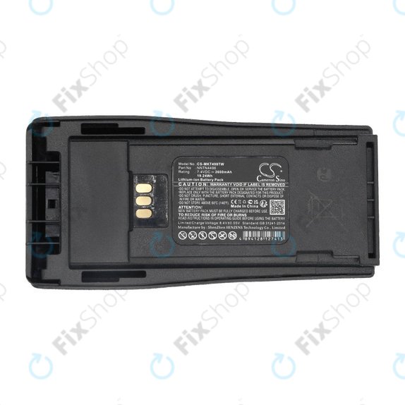 Akkumulátor Motorola CP, EP, GP, 2600mAh, Li-ion, 7.4V, NNTN4496, HQ