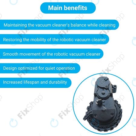 Ecovacs Deebot N-series, T-series, Ozmo-series - Kerék Motorral (Jobb)