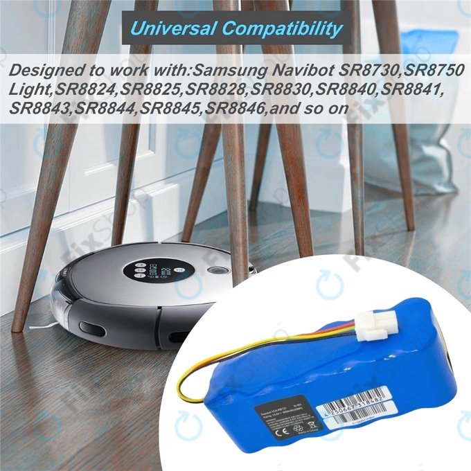 Samsung Navibot SR8840, SR8895, VCR8845 - Akkumulátor VCA-RBT20 Ni-MH 14.4V 3000mAh