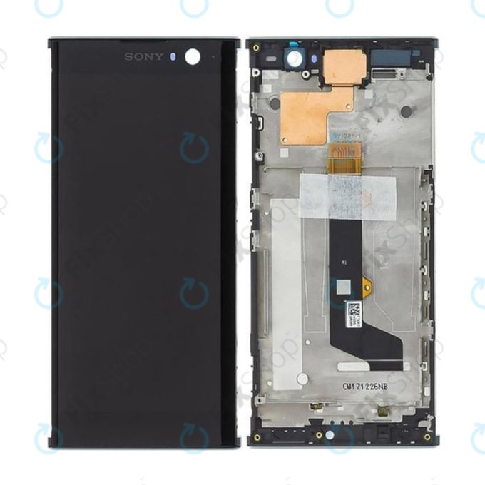 Sony Xperia XA2 H4113 - LCD Kijelző + Érintőüveg + Keret (Black) - 78PC0600020 Genuine Service Pack
