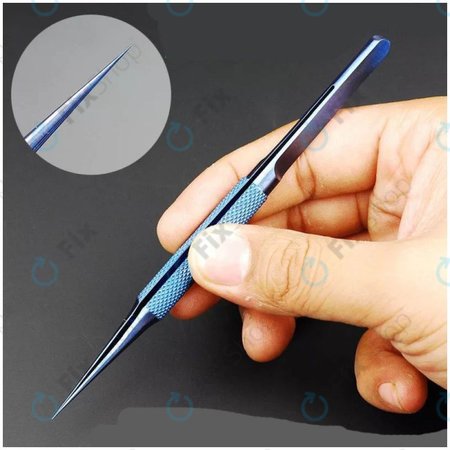 2UUL BlueT Straight Head - Titán Csipesz - Egyenes Hegyű (0.1mm)