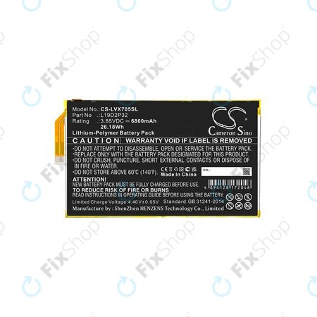 Lenovo Yoga Smart Tab - Akkumulátor L19D2P32 6800mAh HQ