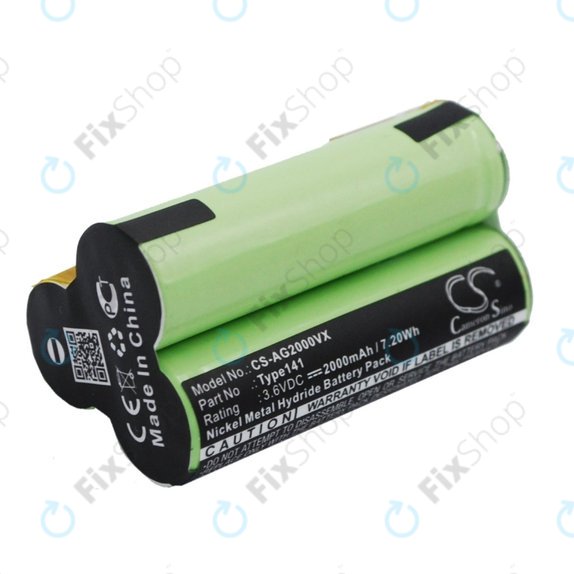AEG Electrolux Junior 2.0 - Akkumulátor Type141 Ni-MH 3.6V 2000mAh HQ