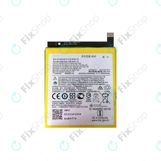 Motorola One (P30 Play) XT1941, G7 Play XT1952 - Akkumulátor JE40 3000mAh