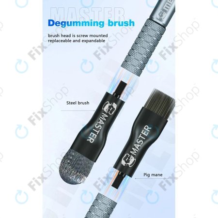 Mechanic - Acélkefe PCB/BGA tisztításhoz IC padokhoz és ragasztó eltávolításhoz