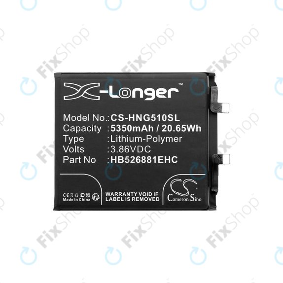 Akkumulátor Honor Magic 5 Pro, 5350mAh, Li-Pol, 3.86V, HB526881EHC, HQ