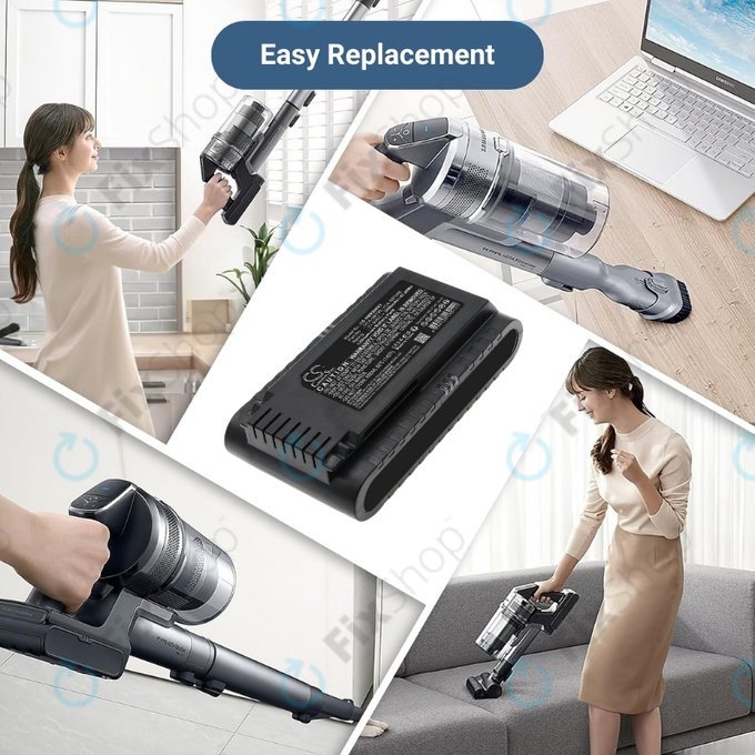 Samsung Jet 75, 75 Multi, 75 Premium, VS70, 90, VS9000 - Akkumulátor VCA-SBT90, VCA-SBT90E, DJ96-00221A Li-Ion 21.6V 2000mAh HQ