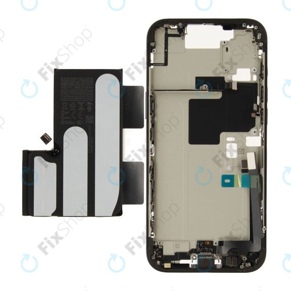 Középső keret akkumulátorral | iPhone 16 Pro Max | Black Titanium | ZD076-00693 | Genuine Apple