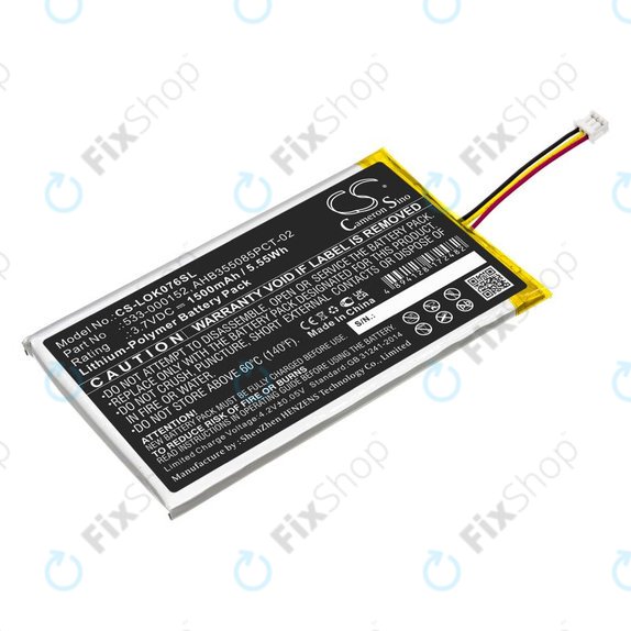Akkumulátor Logitech G913, G913 TKL, G915, G915TKL, 1500mAh, Li-Pol, 3.7V, 533-000152, HQ