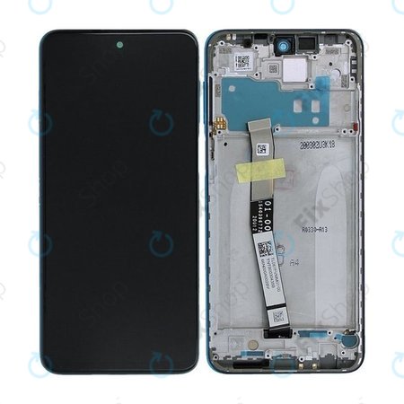 Xiaomi Redmi Note 9S - LCD Kijelző + Érintőüveg + Keret (Aurora Blue) - 560003J6A100 Genuine Service Pack