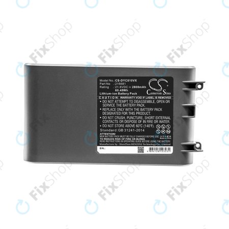 Dyson V8 - Akkumulátor 215681, PM8-US-HFB1497A Li-Ion 21.6V 2800mAh HQ