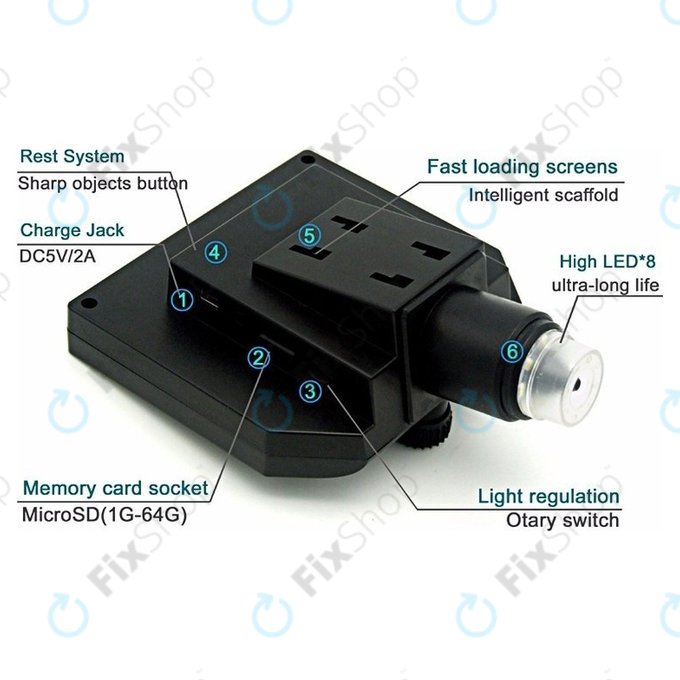 Wi-Fi Hordozható Digitális Mikroszkóp / Kamera / Nagyító (1080p)