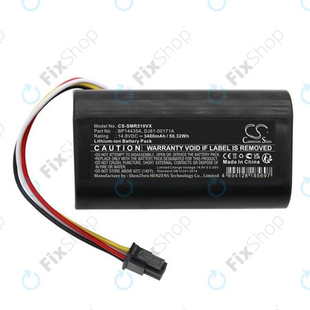 Akkumulátor Samsung PowerBot-E, Eureka i5, Midea i5, i9, 3400mAh, Li-Ion, 14.8V, BP14435A, HQ
