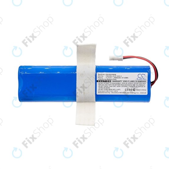 Zaco V3, V40, V5s Pro, V5x, Silvercrest SSWR A1, SSWR B1, SSR 3000 A1 - Akkumulátor 18650B4-4S1P-AGX-2 Li-Ion 14.4V 2600mAh HQ