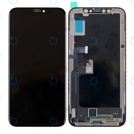 Apple iPhone XS - LCD Kijelző + Érintőüveg + Keret In-Cell FixPremium