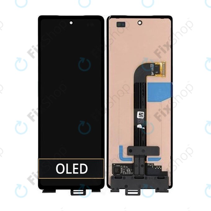 Samsung Galaxy Z Fold 2 F916B - LCD Kijelző + Érintőüveg (Külső) - GH82-23943A, GH82-24024A Genuine Service Pack