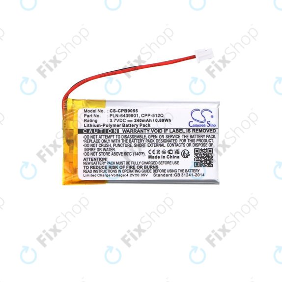 Akkumulátor Plantronics, Avaya, 240mAh, Li-Pol, 3.7V, 65358-01, HQ