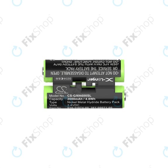 Akkumulátor Garmin Oregon 600, 650, Astro 320, 430 Striker 4, 2000mAh, Ni-MH, 2.4V, 010-11874-00, HQ