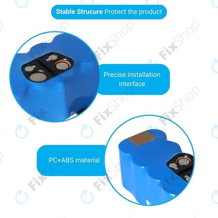 iRobot Roomba 500, 600, 700, 800, 900-series, R3, Scooba 450, Vileda 137173 - Akkumulátor 11702, GD-Roomba-500, VAC-500NMH-33 Ni-MH 14.4V 4000mAh