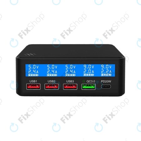FixPremium - USB Charging Station with USB 3.0 & USB-C