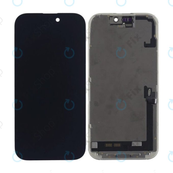 Kijelző In-Cell FHD iPhone 17, Érintőüveg kerettel