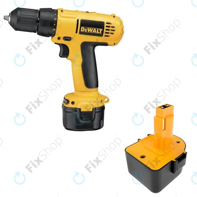 Akkumulátor Dewalt DCD940B2, DCD910KX, 1500mAh, Ni-MH, 12V, DC9071, DE9074, HQ