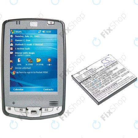 Akkumulátor HP Compaq iPAQ rx3000, rx3115, rx3700, hx2110, hx2790, 1400mAh, Li-Ion, 3.7V, HSTNH-M03B-SS, HQ