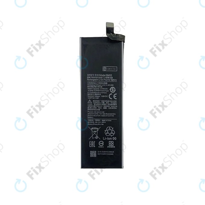 Xiaomi Mi Note 10, Mi Note 10 Lite, Mi Note 10 Pro - Akkumulátor BM52 5260mAh