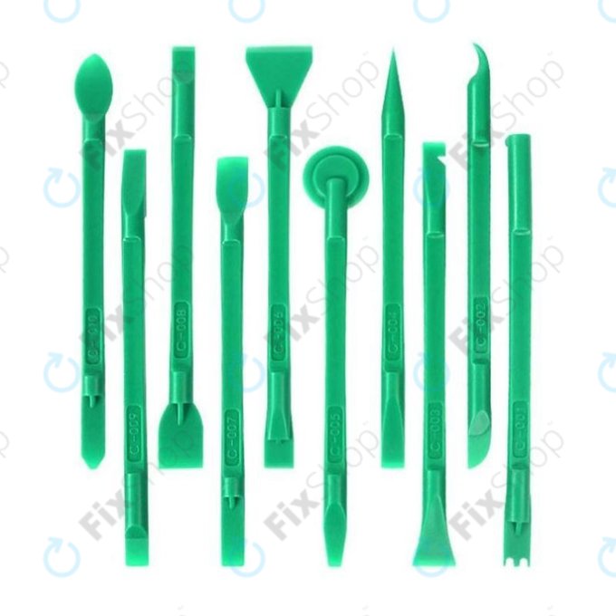 Relife RL-049C - Kétoldalas Szétszerelő Szerszámkészlet 10in1 (Zöld)