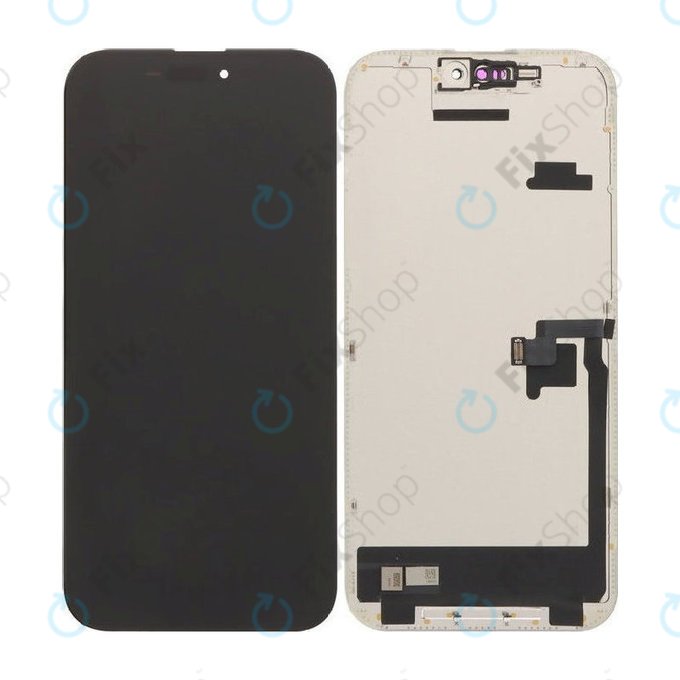 Kijelző Soft OLED 120Hz iPhone 16 Pro, Érintőüveg kerettel, FixPremium PRO