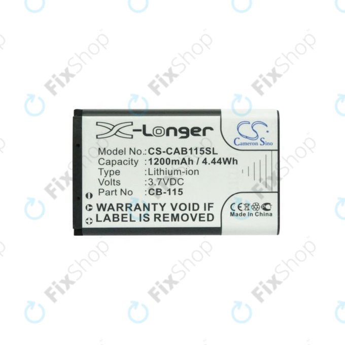 Akkumulátor CAT B100, 1200mAh, Li-Ion, 3.7V, CB-115, HQ