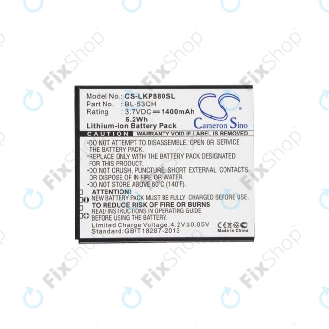 LG Optimus L9 P760 - Akkumulátor BL-53QH 1400mAh HQ