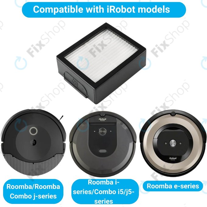 iRobot Roomba e-series, i-series, j-series - HEPA Porszűrő (3db)