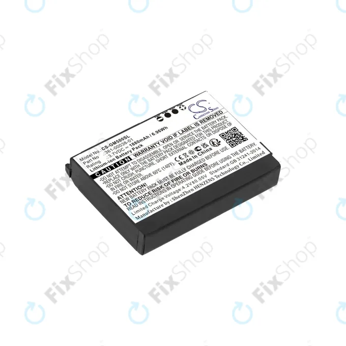 Garmin Aera 500, 510, 550, 560, Nuvi 500, 510, 550, Zumo 220, 600, 650, 660, 660LM - Akkumulátor 010-11143-00, 361-00038-01 1880mAh HQ