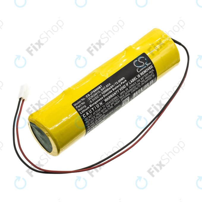 Akkumulátor Jablotron JA80A, 12000mAh, Li-MnO2, 6V, 2CR34615, HQ