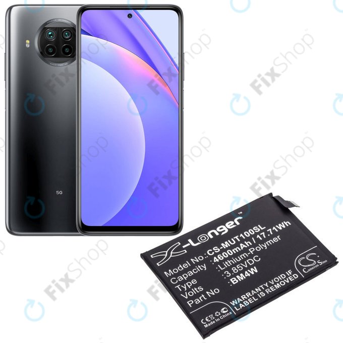 Xiaomi Mi 10T Lite 5G, Redmi Note 9 Pro 5G - Akkumulátor BM4W 4600mAh HQ