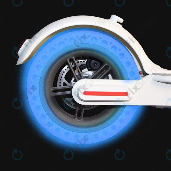 Xiaomi Mi Electric Scooter 1S, 2 M365, Essential, Pro, Pro 2 - Tartós, Teljes Tubeless Gumiabroncs (Blue Fluorescent)