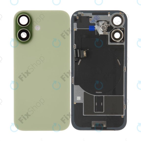 Hátsó ház üveg iPhone 17 készülékhez, Sage, Pulled A