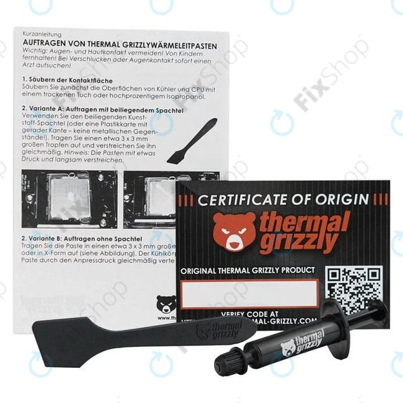 Hővezető paszta 1g, Thermal Grizzly Hydronaut
