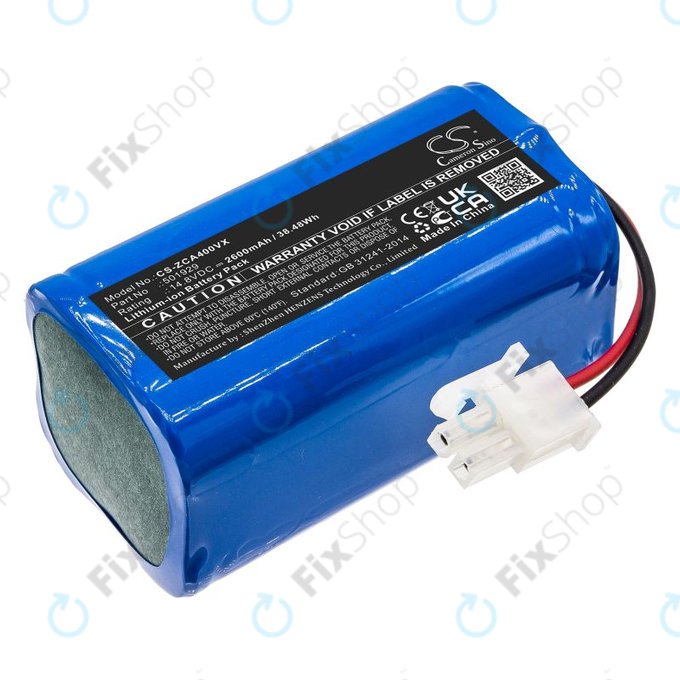 Akkumulátor Concept VR2000, Zaco A4s, A6, A8s, A9s, 2600mAh, Li-Ion, 14.8V, 501929, HQ