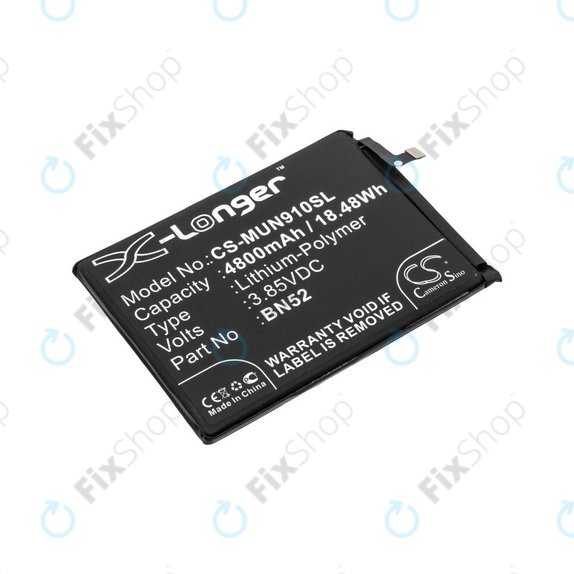 Xiaomi Redmi Note 9 Pro - Akkumulátor BN52 4800mAh HQ