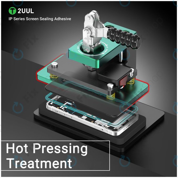 LCD kijelző tömítő ragasztó, iPhone 17 Air, 2UUL SA17A, (5db)