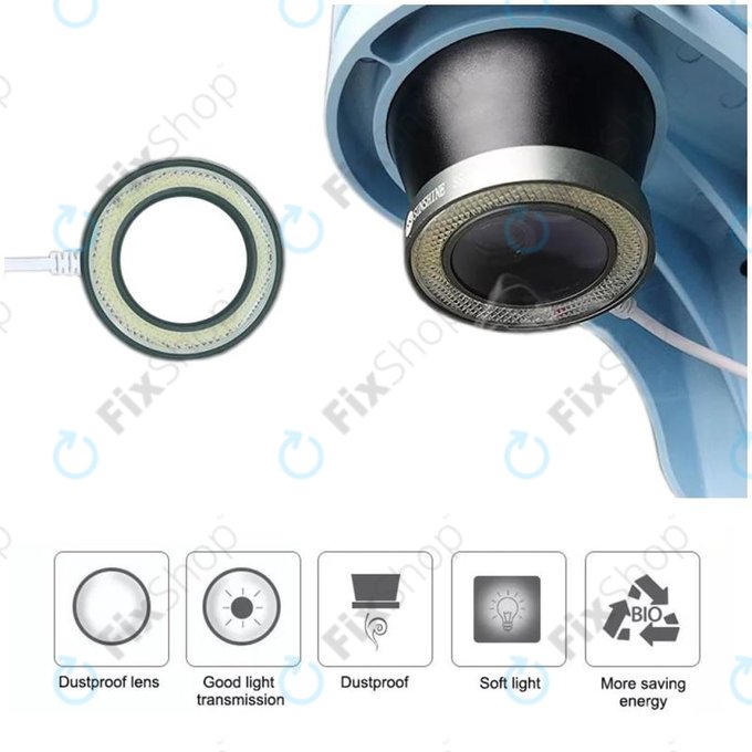 Sunshine SS-033C - Védőüveg + LED Állítható Fény