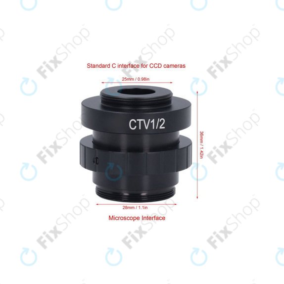 CTV adapter 1/2" C-Mount mikroszkóphoz