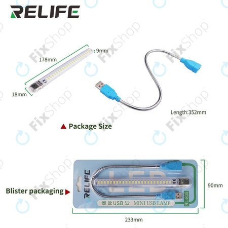 Relife RL-805 - USB Mini LED Lámpa
