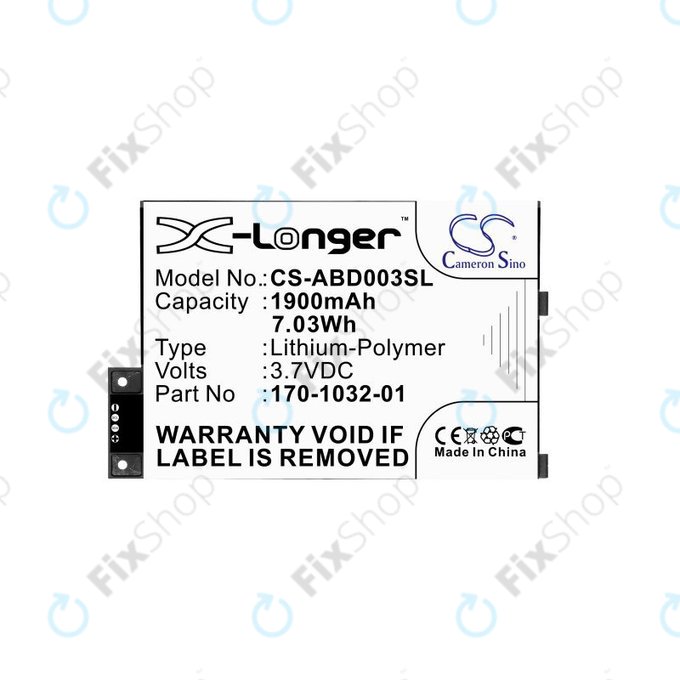Amazon Kindle 3, 3 Wi-fi, 3G, Graphite - Akkumulátor 170-1032-01, S11GTSF01A 1900mAh HQ