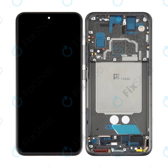 Xiaomi 13 - LCD Kijelző + Érintőüveg + Keret (Black) OLED