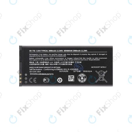 Microsoft Lumia 950/950 LTE, 950 Dual - Akkumulátor BV-T5E 3000mAh